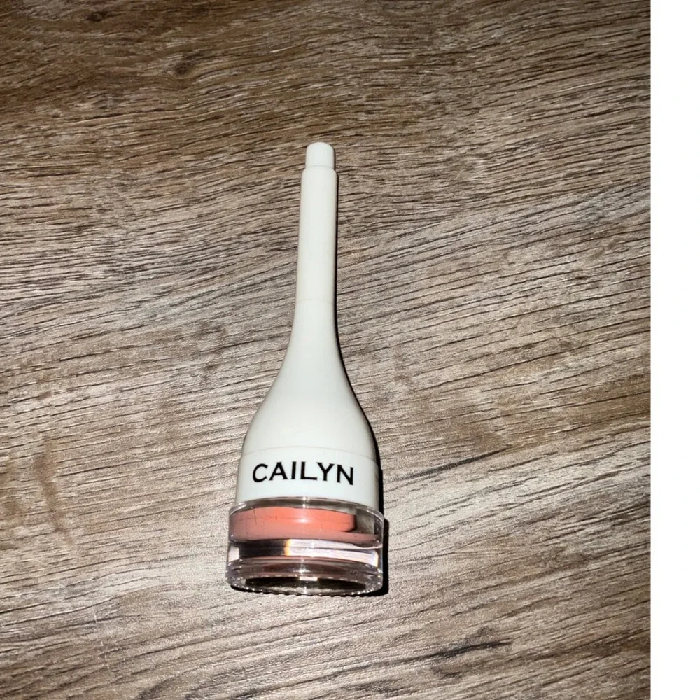 Cailyn Tinted Lip Balm 12 Apple Pink Pot With Built-in Brush Applicator Cream
